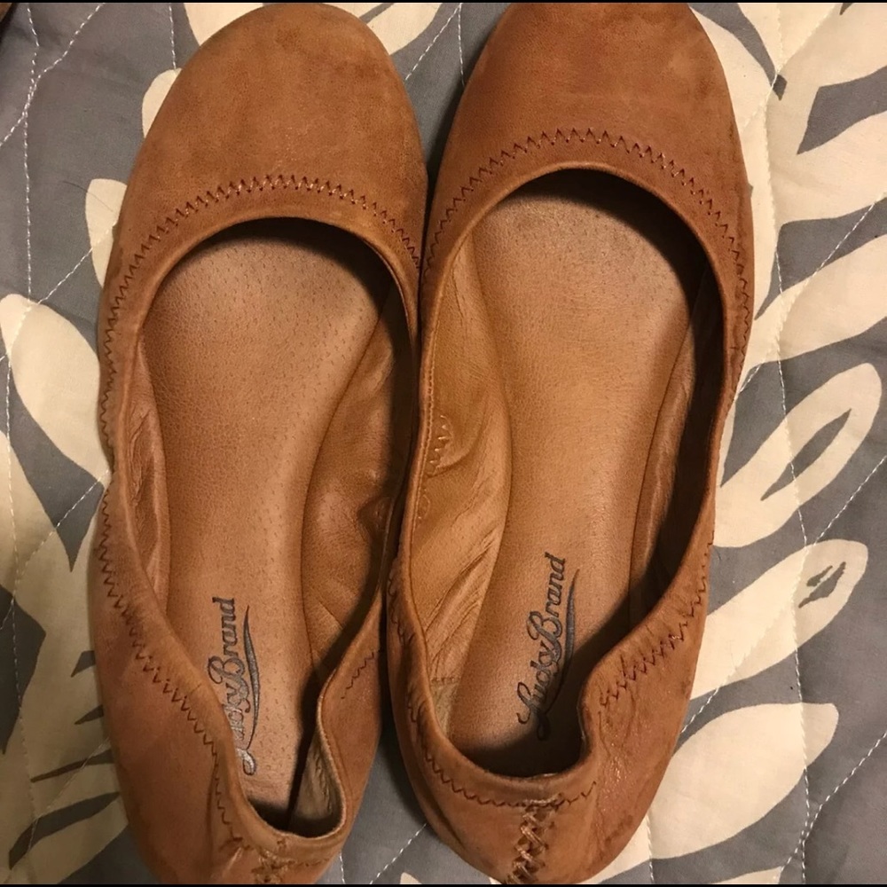 Lucky brand brown flats